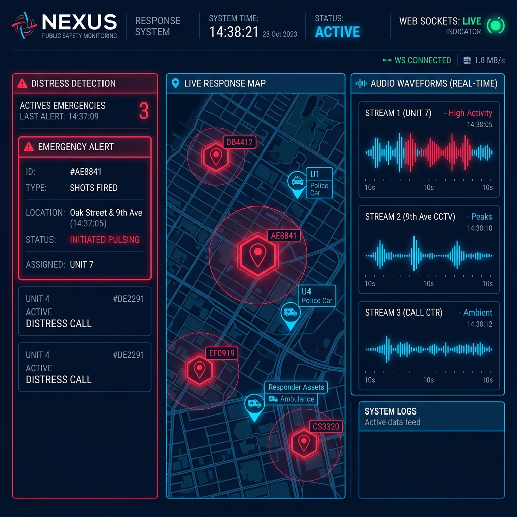 EchoSafe — Real-Time Public Safety Platform